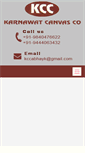 Mobile Screenshot of kcctarpaulin.com